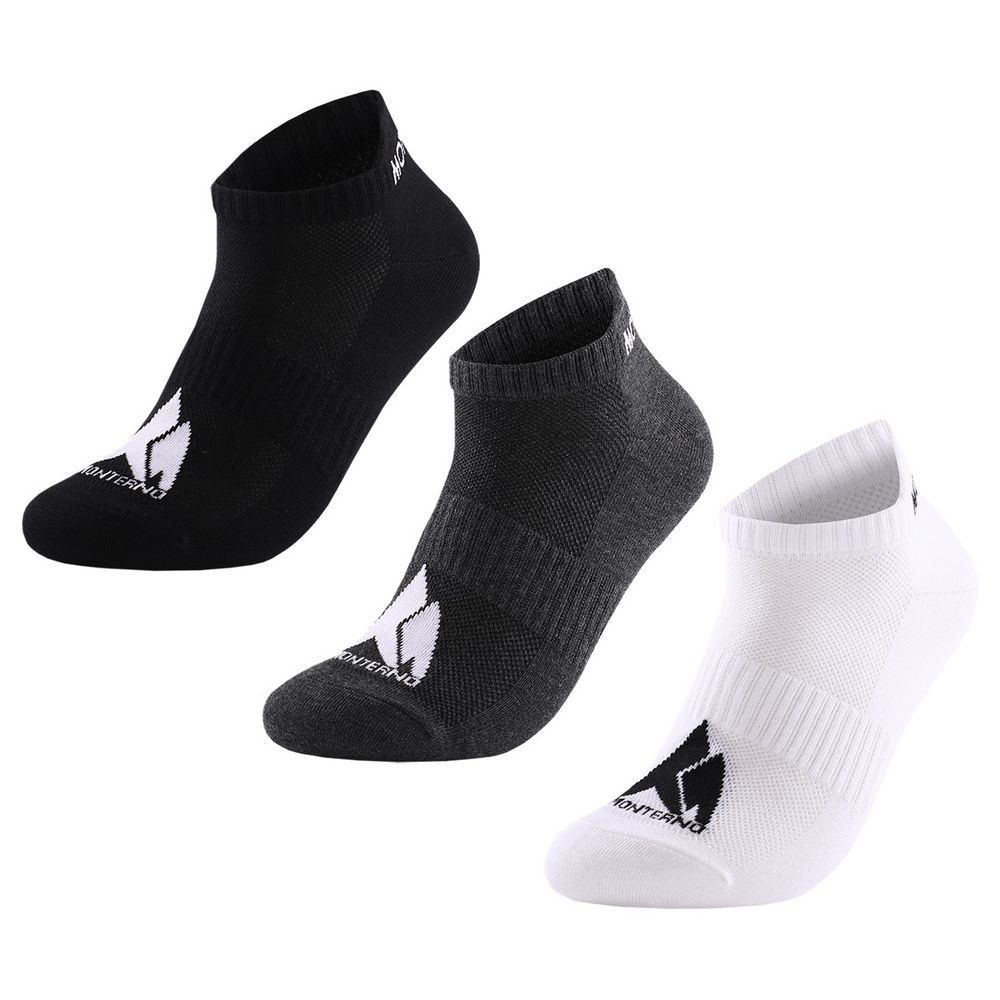 Набор из 3 пар спортивных носков Monterno Sport, черный